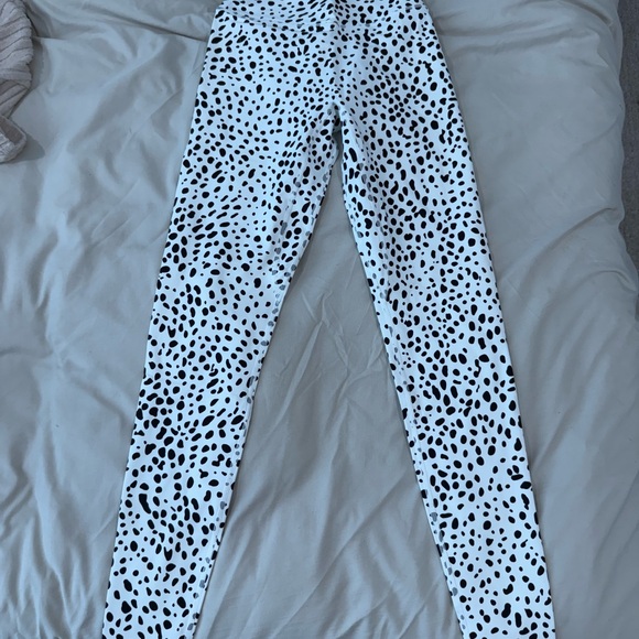 Dalmatian Print High Waisted Leggings - Picture 1 of 2